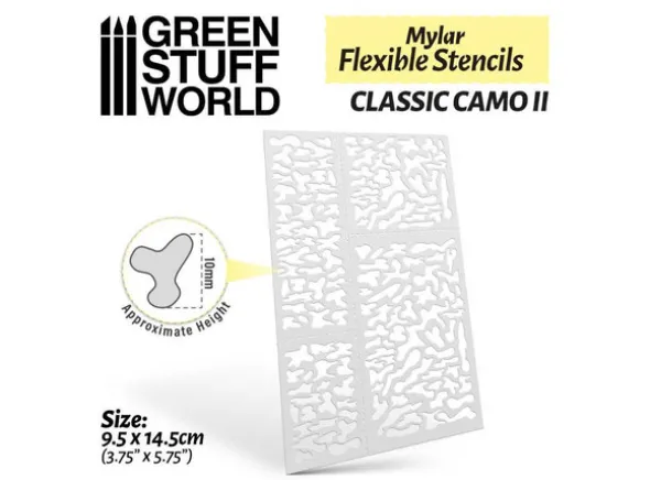 Flexible Stencils - Classic Camo 2
