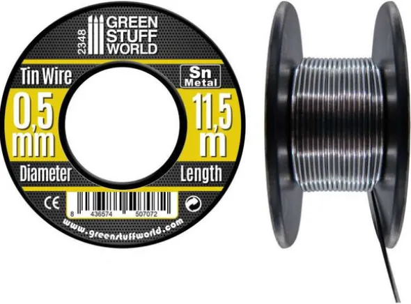 Flexible Tin Wire Roll - 0,5mm (11,5 m)