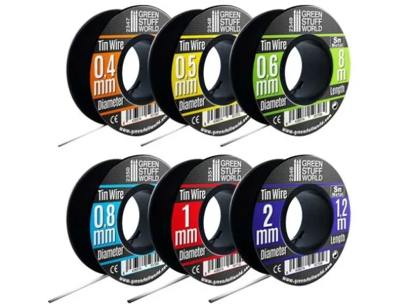 Flexible Tin Wire Roll - 0,4mm (18,5 m)