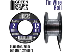 Flexible Tin Wire Roll - 2mm (1,2 meter)