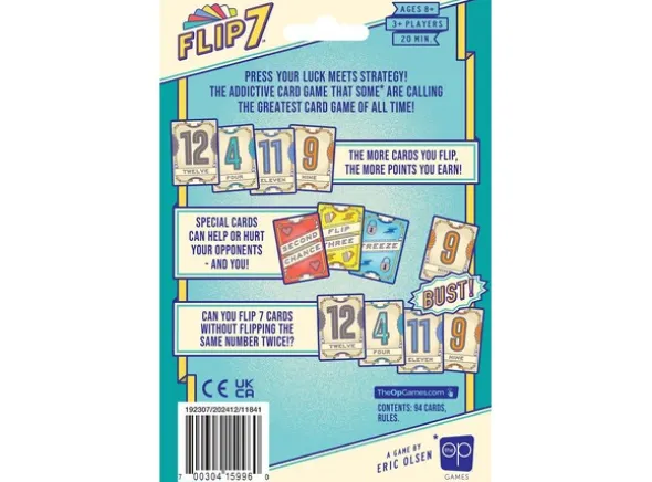 Flip 7 Kortspill - Travel Edition