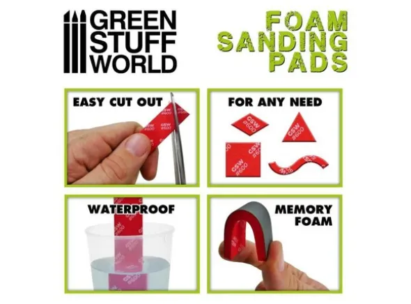 Foam Sanding Pads COARSE GRIT x20