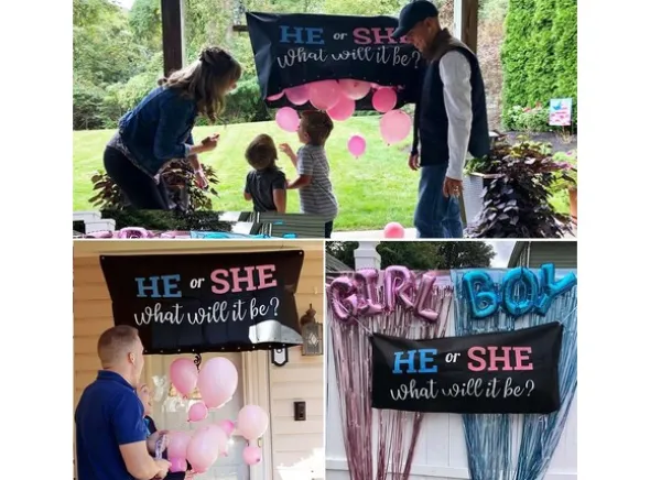 Gender Reveal Balloon Bag Kit