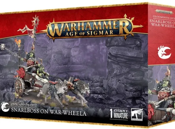 Gloomspite Gitz Snarlboss on War-Wheela