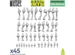 Goblin Mushrooms 3D Printed 1:48 x45