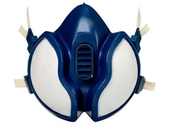 Halvmaske mot gass/damp - For Airbrush