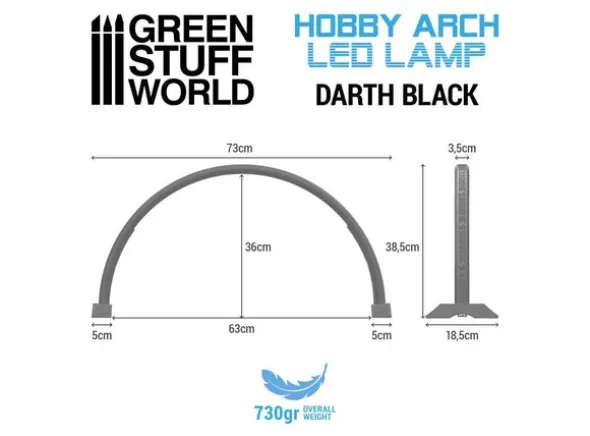 Hobby Arch LED Lamp - Darth Black