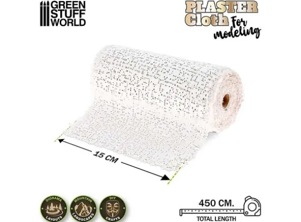 Hobby Plaster Cloth Gipsduk 15x450 cm