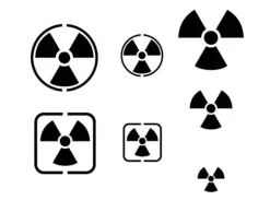 Hobby Stencils Radioactivity Signs