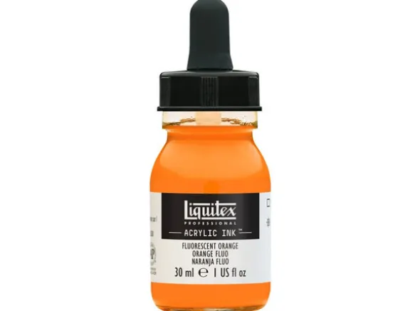 Ink Acrylic Fluorescent Orange