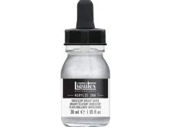Ink Acrylic Iridescent Bright Silver