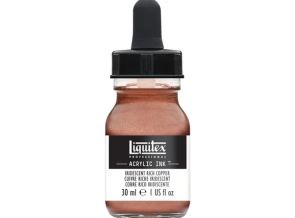 Ink Acrylic Iridescent Rich Copper
