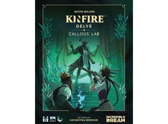 Kinfire Delve Callous Lab Brettspill