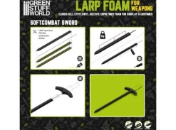 LARP Foam for Weapons - Black (Soft)