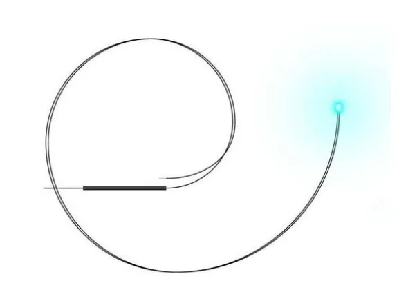 LED Light Cold White - 1mm (10 stk)