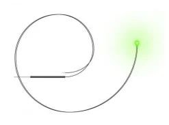 LED Light Green - 1mm (10 stk)