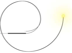 LED Light Warm White - 1mm (10 stk)