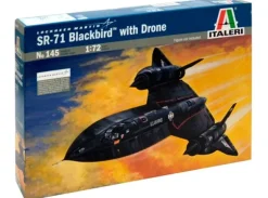 Lockheed SR-71 Blackbird with Drone