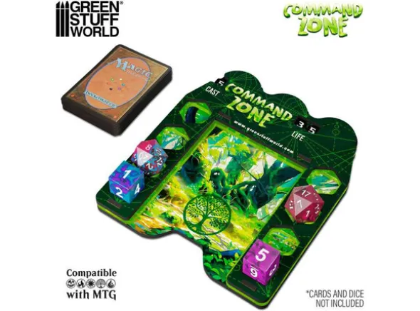 Magic Command Zone Tray - Forest