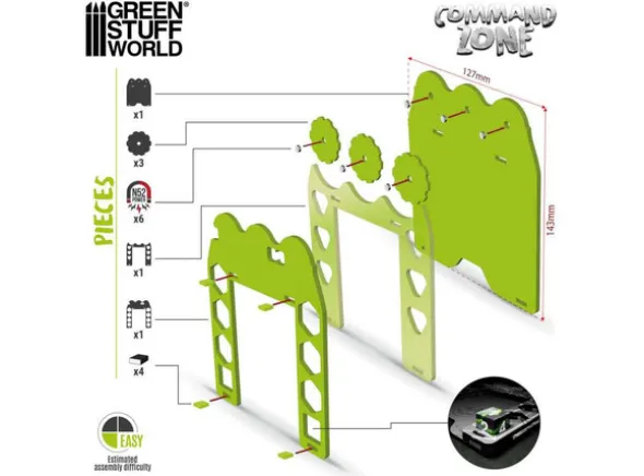 Magic Command Zone Tray - Forest