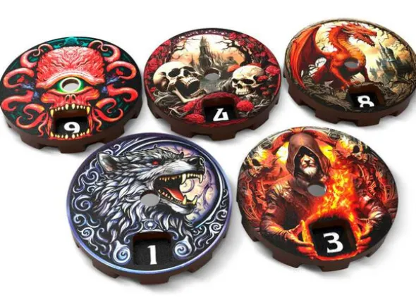 Magic Life Counters - Darkness (5 stk)