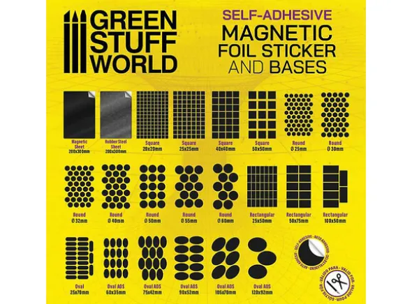 Magnetic Sheet Selvklebende - A4 (1 stk)