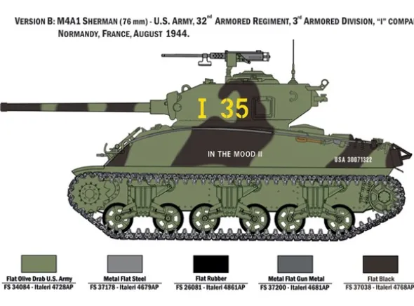 M4A1 Sherman with US Infantry