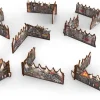 Matched Play Low Walls Orks - x8
