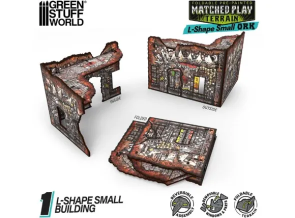 Matched Play Small L-Shaped Ruin Orks