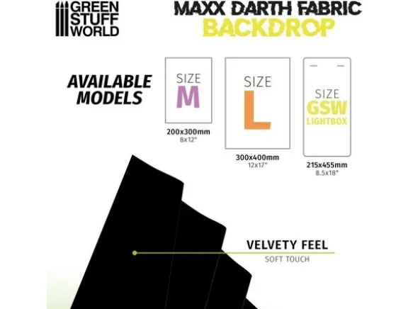 Maxx Darth Black Background 215x455mm