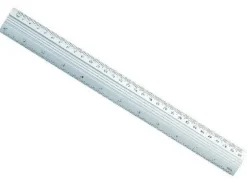 Metal Ruler Aluminium Linjal 30cm