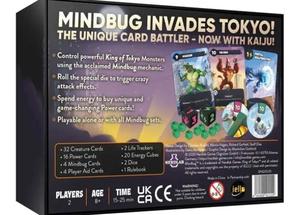 Mindbug x King of Tokyo Kortspill