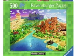 Minecraft 500 biter Puslespill