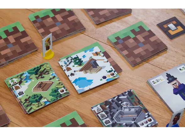 Minecraft Builders & Biomes Brettspill