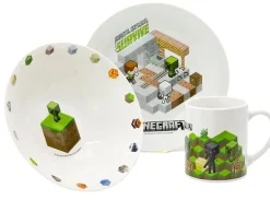Minecraft Frokostsett - 3 deler