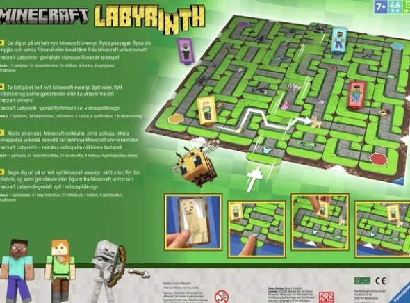 Minecraft Labyrinth Brettspill