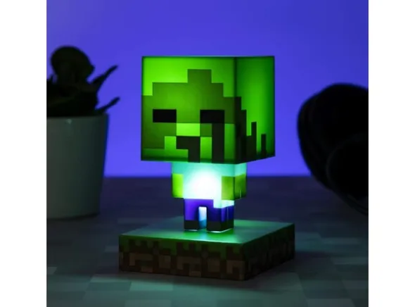 Minecraft Zombie Lampe - 8 cm