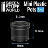 Mini Plastic Pots - 3 ml (24 stk)