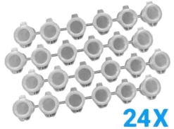 Mini Plastic Pots - 3 ml (24 stk)