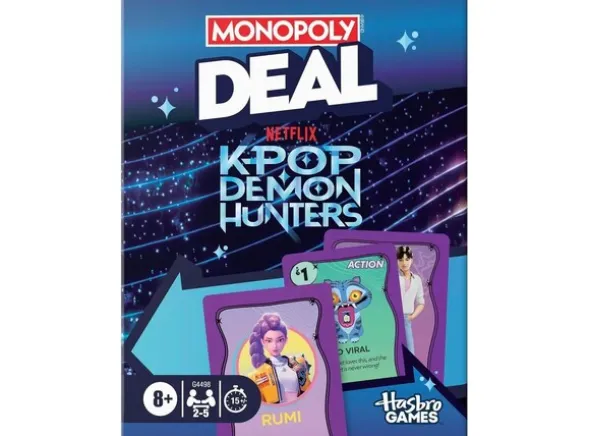 Monopoly Deal KPOP Demon Hunters SVENSK
