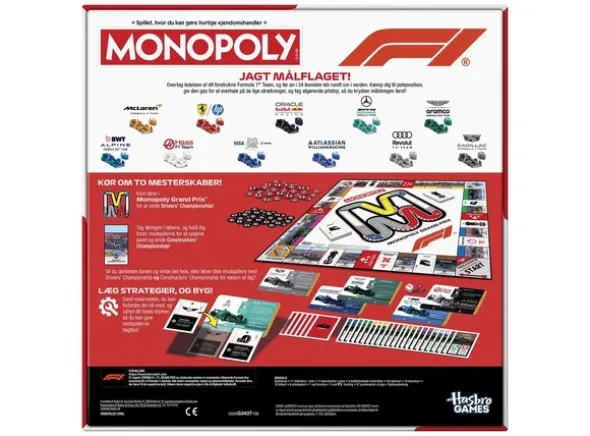 Monopoly Formula 1 - DANSK