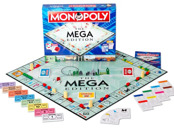 Monopoly Mega Gold Edition - SVENSK