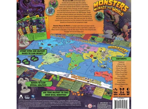 Monsters Menace The World Brettspill