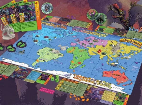 Monsters Menace The World Brettspill