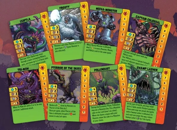 Monsters Menace The World Brettspill