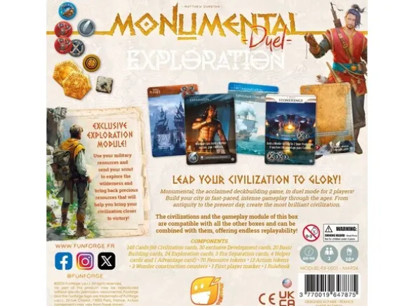Monumental Duel Exploration Brettspill