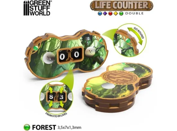 MTG Life Counter Forest