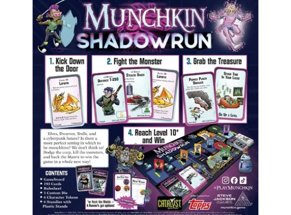 Munchkin Shadowrun Brettspill