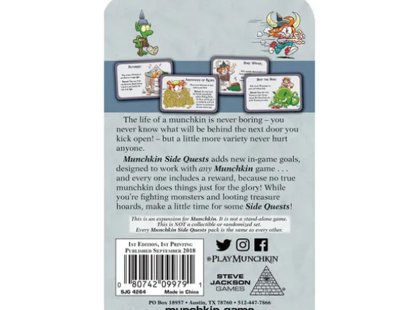 Munchkin Side Quests Expansion