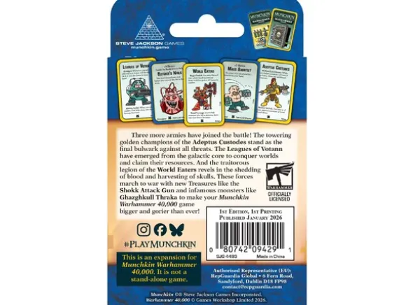 Munchkin Warhammer 40K Grudges and Gore